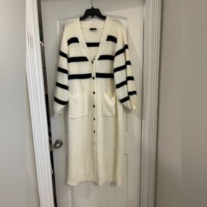 ASOS long sweater. Wear open or closed as dress.